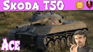 Skoda T50 ACE WOT Blitz 5.7k dmg 4 kills | Littlefinger on World of Tanks Blitz