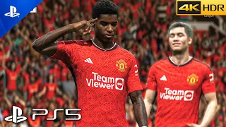 (PS5) EA FC 24 Manchester City VS Manchester United [4K 60FPS HDR] FIFA 24