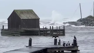 Post-tropical cyclone Lee brings heavy rain, wind to New England coast
