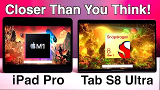 iPad Pro M1 vs Galaxy Tab S8 Ultra - CPU & GPU Benchmark Battle!