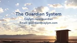 The Guardian System - Advanced Aerial Firefighting