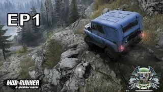Spintires Mudrunner Xbox One X - EP1 - Game Pass Chill Stream