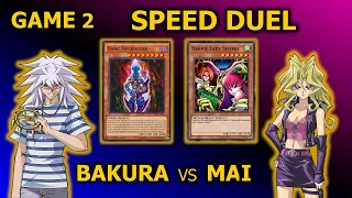 Bộ bài ma quỷ của Bakura Ryou đấu với Harpie Lady của Mai Kujaku - Game 2 | M2DA