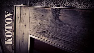 frame for mirrors. wood and metal. timelapse. рама для зеркала.