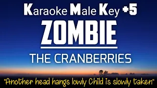 The Cranberries - Zombie | Karaoke Male Key +5‼️♂️
