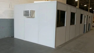 Modular Shipping Office Install in Warehouse
