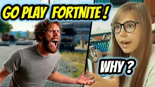 Go Play FORTNITE !? | Toxic guy vs DANUCD [PUBG]