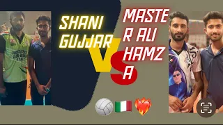 Epic Volleyball Showmatch in Bologna: Shani Gujjar vs. Master Ali Hamza | Pakistani Stars Clash!