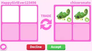 😱🙀Omg! FINALLY GOT 2 NO POTION NEON CHAMELEON After Giving So Many Different Offers+ BIG WIN TRADES!
