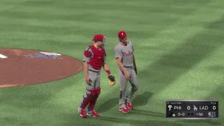 MLB the show 21 Postseason mode: Philadelphia Phillies vs Los Angeles Dodgers - (PS5) [4K60FPS]