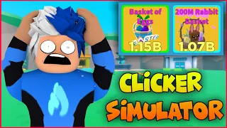 🔥 TIKLAMA SİMULASYONU EN İYİ PETLER ORTALIĞI PATLATIYOR 🔥| ROBLOX CLICKER SIMULATOR | HAN KANAL EKİP