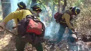 Firefighters from around the nation help with California wildfires