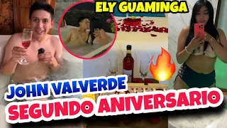 JOHN VALVERDE Y ELY GUAMINGA SEGUNDO ANIVERSARIO JUNTOS