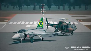 Roblox - Força Aérea Brasileira - Demonstração de Interceptação Aérea