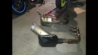 MT 07 Stock Exhasut mod Howto