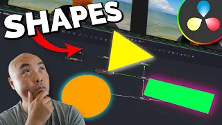 Davinci Resolve How To Create Shapes (Rectangle, Circle, Triangle) | Davinci Resolve Tutorial