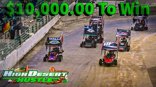 "$10,000 to Win A Main: High Desert Hustle | 500 Open Outlaw Kart | Record-Breaking Race!"