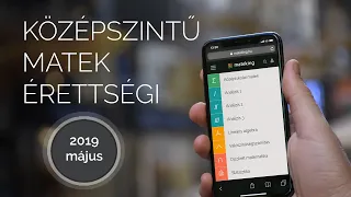 2019 május Matek érettségi megoldások első rész