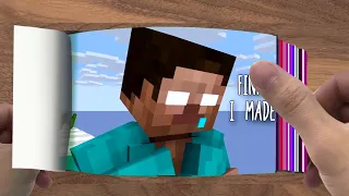 FLIPBOOK   Monster School DNA RUN 3D CHALLENGE   Minecraft Animation011