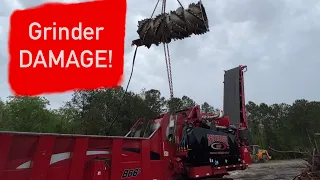 Metal + Wood Grinder = 😭!!! [ Rotochopper accidentally eats metal!! ] Epic FAIL