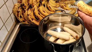 Bananen Marmelade 4 Zutaten in 20 Minuten fertig Kinder leicht zu machen