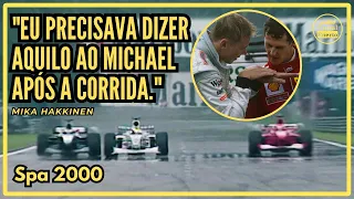 Hakkinen comenta a maior ultrapassagem de sua carreira