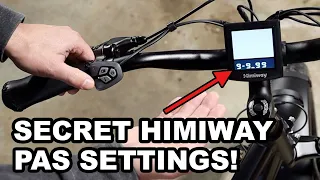 Secret Himiway pedal assist settings for better control!