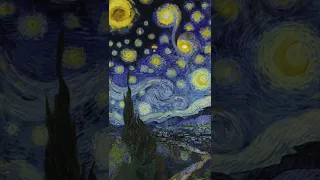 Expanding Starry Night by Van Gogh with A.I