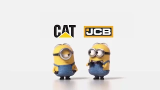 Excavator Caterpillar vs JCB Minions Style