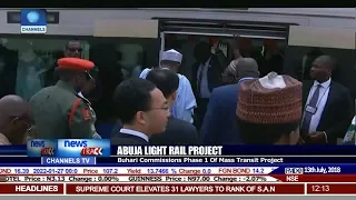 Buhari Launches Abuja Light Rail, Inspects Airport Terminal