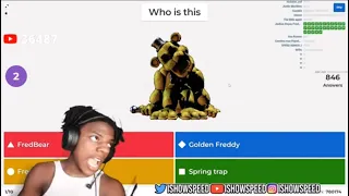 IShowSpeed plays FNAF Kahoot