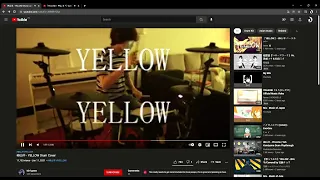 Just sharing, tried syncing two instruments covers of Yellow by Yoh Kamiyama