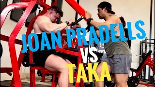 Joan Pradells vs TAKA , El entrenamiento de Espalda !!