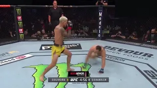 Charles Oliveria Drops Micheal Chandler In 5 Seconds