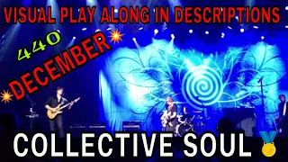 DECEMBER by COLLECTIVE SOUL, Guitar BACKING TRACK, All Tracks on for Practice, 440 Tuning