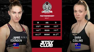 ETERNAL MMA 64 - Jamie Edenden VS Sara Collins - MMA FIGHT VIDEO