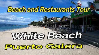 COMPLETE TOUR | WHITE BEACH | PUERTO GALERA - BEACH, RESTAURANTS AND STORES