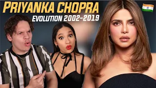 The Domination of India & USA | Waleska & Efra React to 'Priyanka Chopra Evolution (2002-2019)'