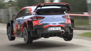 Thierry Neuville at Rally Legend 2019! - Hyundai i20 WRC Launch Control, Donuts, Jumps & More!