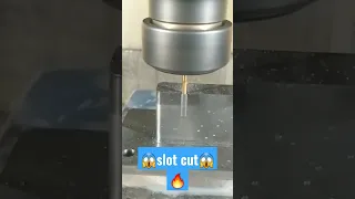 slot cutting on material😱🔥. #cnc #viral #shorts #youtube #milling #moulds #engineering