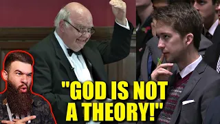OXFORD MATHEMATICIAN DESTROYS ATHEISM IN 15 MINUTES OF BRILLIANCY!