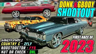 First Donk Race of 2023 - Country C 2Fly FYB Boost Doctor & More - KDC Gangsta Party FULL HIGHLIGHTS