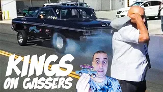 Who Kings of Drag Racing? Big Compilation With Gassers Reaction