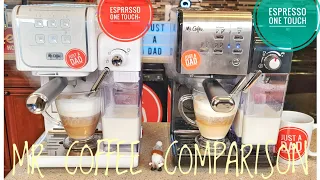 Mr Coffee One Touch Coffee House + Espresso Cappuccino Latte Maker Comparison