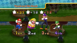 Mario Party 9 - Mario vs Luigi vs Wario vs Waluigi - Magma Mine