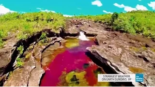 Strangest Weather on Earth: Only Rainbow River in the World!