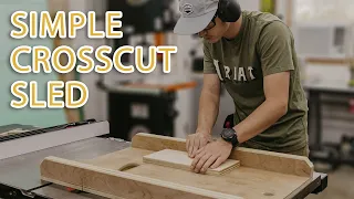 Simple Crosscut Sled | Shop project