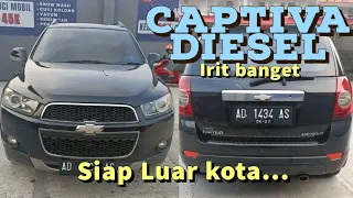 CUKUP MINUM BIO SOLAR SAJA SUDAH IRIT DAN HARGANYA MURAH  FITUR MEWAH CAPTIVA DIESEL 2011 AT HITAM