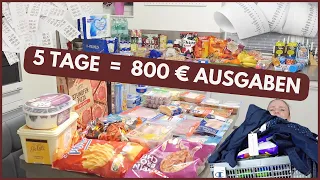 800 € in 5 Tagen - Wocheneinkauf XXXL - Shopping Tour - mit Preisangaben - 4 Personen Haushalt