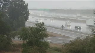 Storm moving down California's coast brings rain to San Diego